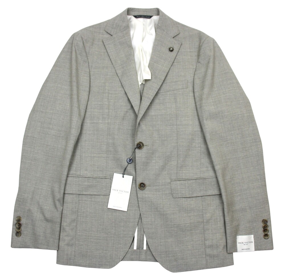 Jack Victor Midland Suit Jacket 36 R Mens Light Grey 120s Wool Two Button Canada